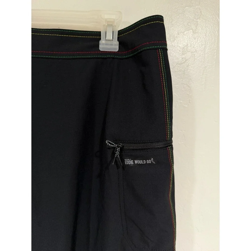 Rip Curl Mirage Eddie Aikau Big Wave Invitational Board Shorts Black Mens Surf